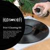 9-in-1 Vinyl Record Cleaning Kit Anti-Static Cleaner, Carbon Fiber & Velvet Brushes, Stylus Gel, Microfiber Cloth, Mitts & Label Protector for LP Care view 2