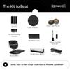 9-in-1 Vinyl Record Cleaning Kit Anti-Static Cleaner, Carbon Fiber & Velvet Brushes, Stylus Gel, Microfiber Cloth, Mitts & Label Protector for LP Care view 3