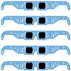 GSM Brands Christmas 3D Glasses - Holiday Specs Transform Lights into Magical Snowflake Image (5 Pack) view 1