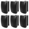 Rockville 6 WET-6B 70V 6.5" IP55 Black Commercial Indoor/Outdoor Wall Speakers view 1