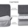 17 17.3 Inch Waterproof Laptop Case with Handle for HP Envy 17 17t/Pavilion 17, Acer Predator 17/Aspire 17.3, Dell Inspiron 17, Lenovo, LG, MSI GS75 GL75, 17.3 inch Laptop Carrying Bag view 4