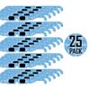 GSM Brands Christmas 3D Glasses - Holiday Specs Transform Lights into Magical Snowflake Image (25 Pack) view 1