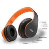 ZIHNIC Bluetooth Headphones Over-Ear, Foldable Wireless and Wired Stereo Headset Micro SD/TF, FM for Cell Phone,PC,Soft Earmuffs &Light Weight for Prolonged Wearing(Black/Orange) view 4