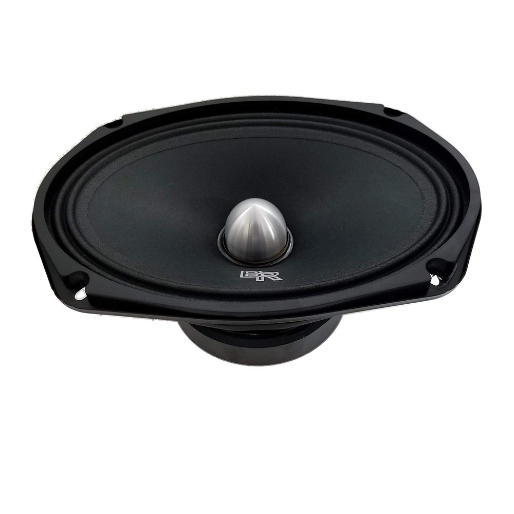 Bass Rockers BRM69v2 One 6x9" High-Performance 8 Ohm, 300W RMS, 600W Max Premium Quality Audio Midrange Car Speaker