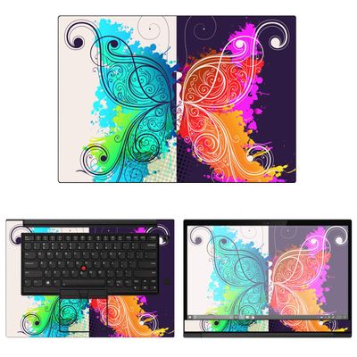 Decalrus - Protective Decal Butterfly Skin Sticker for Lenovo ThinkPad X1 Extreme (2nd Gen.) (15.6" Screen) case Cover wrap LEthnkpdX1extreme_2gen-5
