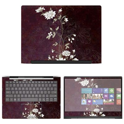 Decalrus - Protective Decal Floral Skin Sticker for Dell Inspiron i7391 2-in-1 (13.3" Screen) case Cover wrap DEinspiron2in1_I7391-54
