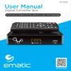 Digital Converter, Ematic Digital TV Converter Box with Recording, Playback, & Parental Controls, AT103B (Non-Retail Packaging) view 2