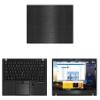 Decalrus - Protective Decal for Lenovo ThinkPad T490 (14" Screen) Laptop Black Texture Brushed Aluminum Skin case Cover wrap BAlenovoThinkpad14_T490Back view 1
