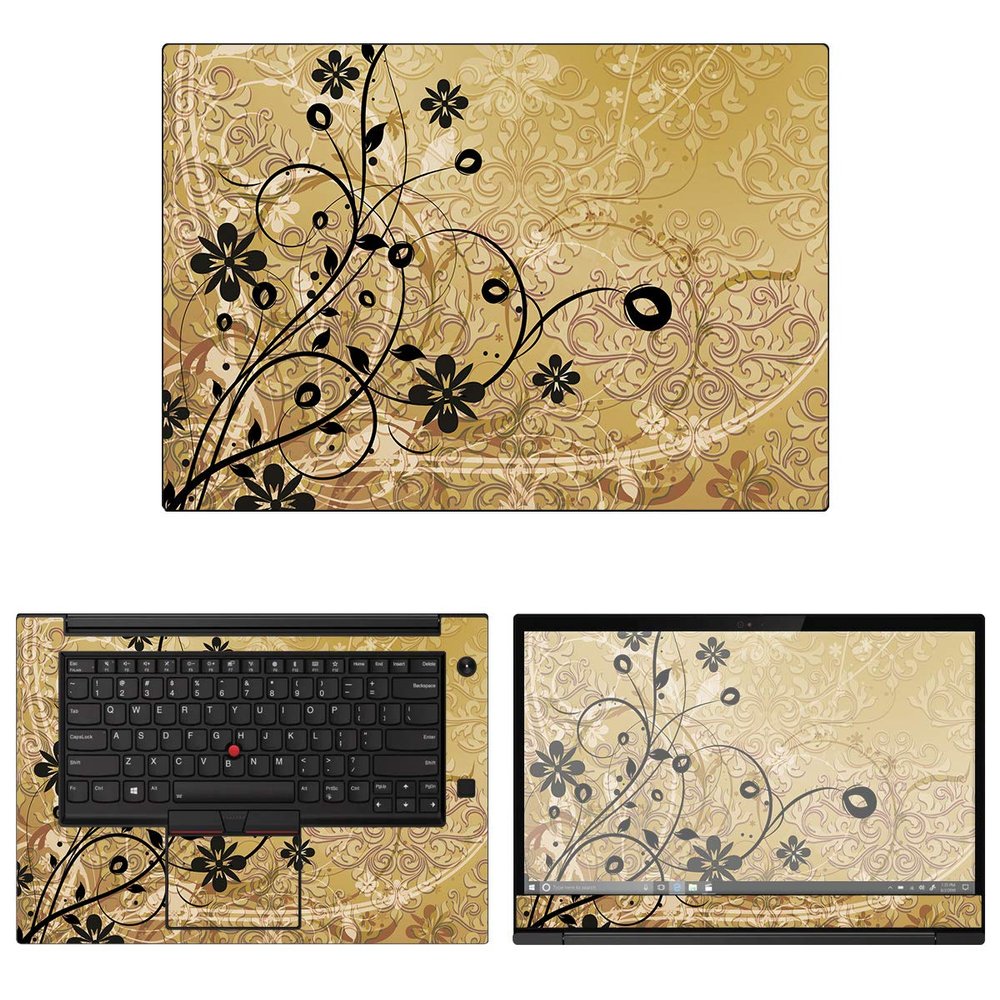 Decalrus - Protective Decal Floral Skin Sticker for Lenovo ThinkPad X1 Extreme (2nd Gen.) (15.6" Screen) case Cover wrap LEthnkpdX1extreme_2gen-167