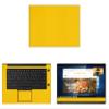 Decalrus - Protective Decal for Lenovo ThinkPad X1 Extreme (2nd Gen.) (15.6" Screen) Laptop Yellow Carbon Fiber Skin case Cover wrap CFlenovoThnkpdX1extreme_2genYellow view 1