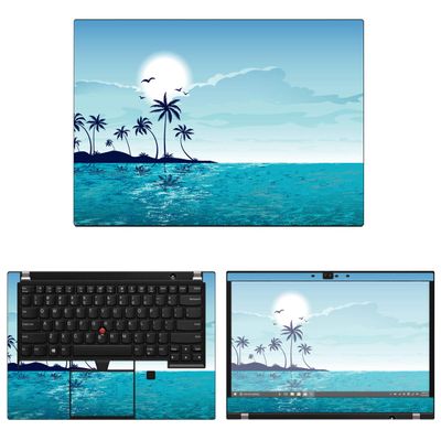 Decalrus - Protective Decal Beach Skin Sticker for Lenovo ThinkPad T490 (14" Screen) case Cover wrap LEthinkpad14_T490-96