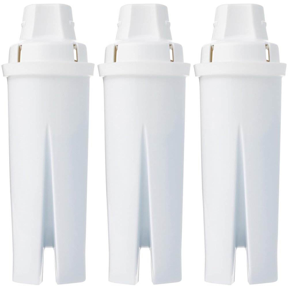 Amazon Basics Enhanced Water Filters for Pitcher, Brita Compatible, 3-Pack