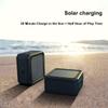 ABFOCE Solar Speaker Portable IPX6 Waterproof Bluetooth Speakers 15 Hours of Playtime Rich Stereo Bass Shockproof Dustproof for Home and Outdoor Wireless Speaker(1-Pack) view 3