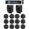 Rockville Commercial Audio Bundle: RCS180-6 180W 6-Zone 70V Amplifier/Bluetooth, (2) WET-6B 70V 6.5" IP55 Wall Speakers, (12) CCL6T 6" Ceiling Speakers, 15-Items view 1