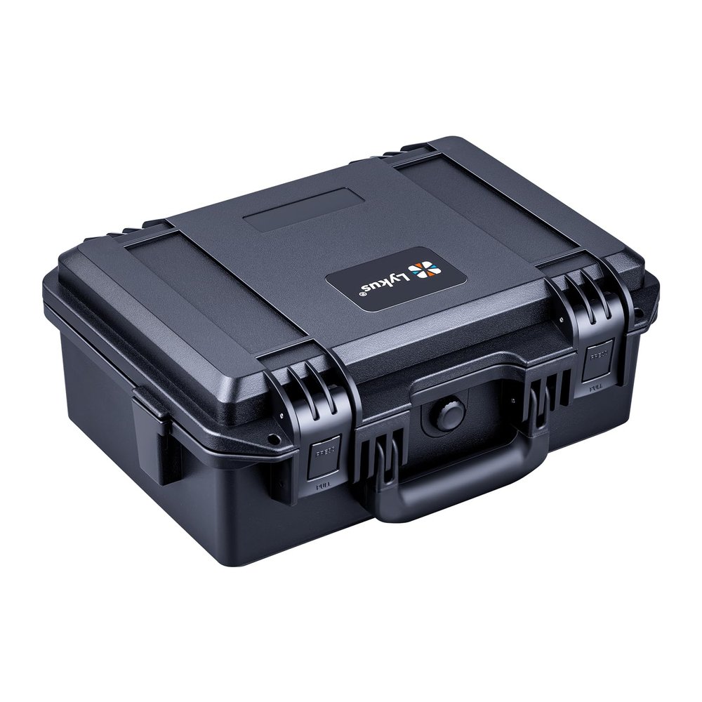Lykus HC-3310 Waterproof Hard Case with Customizable Foam Insert, Interior Size 12.99x8.27x5.31 in, Suitable for pistol,camera,lens,drone,mic,flashlight,telescope,action cam,electronics,tools,and more