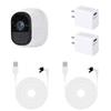 2Pack Power Cable for Arlo Pro and Arlo Pro 2, 16.4Ft/5m Weatherproof USB Cable, with Quick Charge 3.0 Power Adapter Continuously Charging Your Security Camera - by ALERTCAM view 1