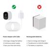 2Pack Power Cable for Arlo Pro and Arlo Pro 2, 16.4Ft/5m Weatherproof USB Cable, with Quick Charge 3.0 Power Adapter Continuously Charging Your Security Camera - by ALERTCAM view 4