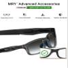 Mryok Replacement Nosepieces Nosepads for Oakley Crosslink Pro Sweep Pitch Eyeglasses view 2