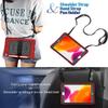 360 Rotating CAse Compatible with iPad 10.2 inch 2020 2019 8th 7th Generation case with Pencil Holder Kickstand Shockproof Heavy Duty with Shoulder Strap Hand Strap,Red+Black view 4