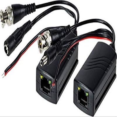 Video Balun Pair, Power & Video, HD