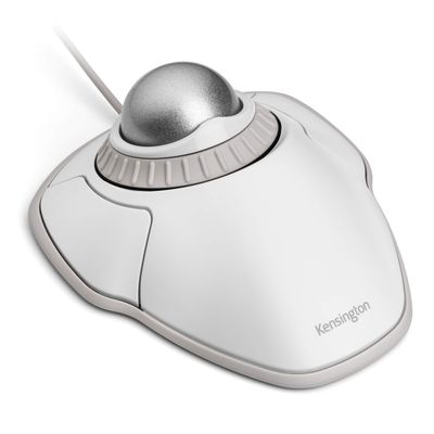 Kensington Orbit Trackball Mouse with Scroll Ring (White) (K72500WW)