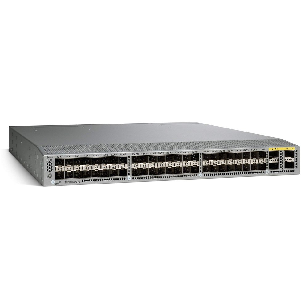 Cisco Nexus N3K-C3064PQ-10GX 48-Port SFP+ Layer 3 Managed Switch w/ Dual PSU (Renewed)