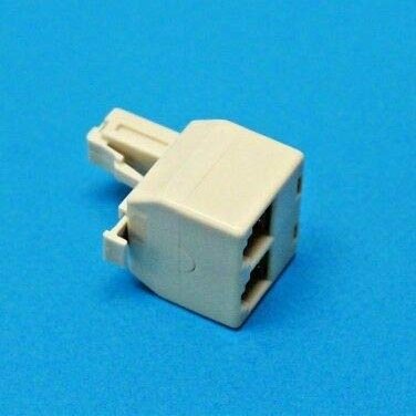 CUI STACK AMK-0051 Modular Phone Line Splitter, RJ11 Plug to 2 RJ11 Jacks Qty 5