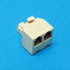 CUI STACK AMK-0051 Modular Phone Line Splitter, RJ11 Plug to 2 RJ11 Jacks Qty 5 view 4