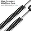 BoxWave Car Charger Compatible with Amazon Fire 10 Kids Edition (9th Gen 2019) - Car Charger Plus, with Extra USB Port and Integrated Built-in Cable - Black view 4