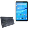 BoxWave Keyboard Compatible with Lenovo Tab M8 Row - SlimKeys Bluetooth Keyboard, Portable Thin with Chiclet-Style Keys - Jet Black view 1
