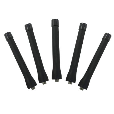 Amasu 5Pcs NAE6522 NAE6522AR X UHF Stubby Antenna 400-470MHz Compatible for CP200 CP200D CP200XLS CP185 HT750 HT1250 HT1550 EX500 EX600 PR400 GP2000 GP300 GP320 GP328 GP380 SP50 SP10