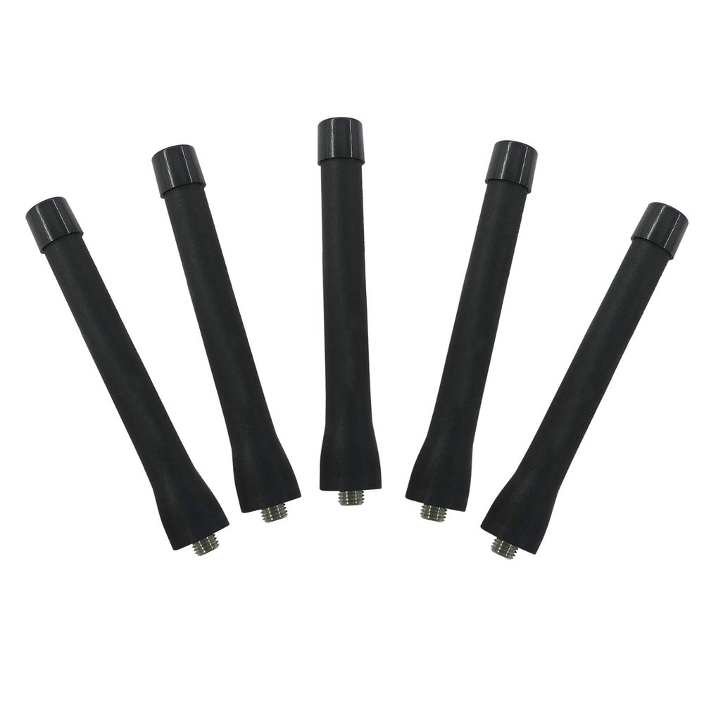 Amasu 5Pcs NAE6522 NAE6522AR X UHF Stubby Antenna 400-470MHz Compatible for CP200 CP200D CP200XLS CP185 HT750 HT1250 HT1550 EX500 EX600 PR400 GP2000 GP300 GP320 GP328 GP380 SP50 SP10