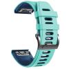 NotoCity Compatible with Fenix 6x Watchbands Silicone Sport Watch Strap for Fenix 5X/5X Plus/Fenix 6X/Fenix 6X Pro/Fenix 7X/Fenix 3/Fenix 3 HR/Tactix/Descent MK1/D2 Delta PX/D2 Charlie Smartwatch(Teal) view 1