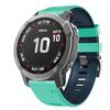 NotoCity Compatible with Fenix 6x Watchbands Silicone Sport Watch Strap for Fenix 5X/5X Plus/Fenix 6X/Fenix 6X Pro/Fenix 7X/Fenix 3/Fenix 3 HR/Tactix/Descent MK1/D2 Delta PX/D2 Charlie Smartwatch(Teal) view 2