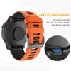 NotoCity for Fenix 6X bands Silicone Sport Watch Strap for Fenix 5X/5X Plus/Fenix 6X Pro/Fenix 7X/Fenix 3/Fenix 3 HR/Tactix/Descent MK1/D2 Delta PX/D2 Charlie Smartwatch(Orange-Black) view 3