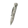 MecArmy TPX10 Mini Titanium Bolt Action Tactical Pen with Replaceable Refill, Small EDC Tactical Pen with Stress-Relief Spinner Tail for Office Lightweight for Daily Carry (Titanium Sandblasted) view 1