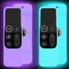 2 Pack Case Compatible with Apple TV 4K/ 4th Gen Remote Light Weight Anti-Slip Shock Proof Silicone Cover for Controller for Apple TV Siri Remote (Blue and Purple Glow) view 1