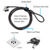 LORADAR Laptop Cable Lock - 6.7Ft Security Cable with Adhesive Anchors - Compatible for Tablets, Laptops, iMac & Other Devices - 3 Keys (Keyed Different) view 3