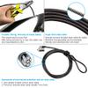 LORADAR Laptop Cable Lock - 6.7Ft Security Cable with Adhesive Anchors - Compatible for Tablets, Laptops, iMac & Other Devices - 3 Keys (Keyed Different) view 4