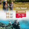 5-Years Data Recovery GIGASTONE 64GB Micro SD Card 5-Pack, 4K Camera Pro, A2 V30 Compatible with Gopro, Dash Cam, DJI, Drone, Security Camera, Speed Up to 95MB/s, UHS-I U3 C10, with Adapter view 2