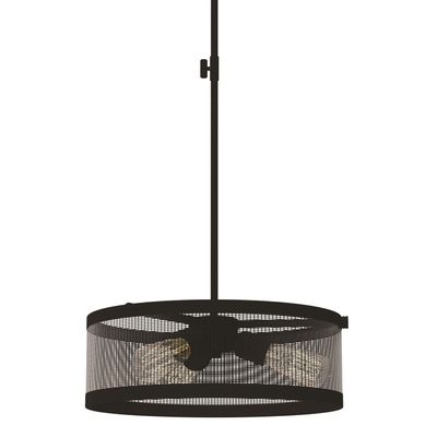DVI DVP15720GR-N Gastown 16" Pendant Light Fixture Graphite