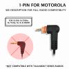 [10-Pack] ProMaxPower 2-Wire FBI Style Acoustic Tube Earpiece with PTT Mic Compatible with Motorola Radios PMLN7157A, SL1K, SL2K, SL1M, SL300, SL3500e, SL4000e, SL7000, SL8550 view 3