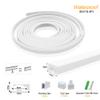 BIRRAY 16.4FT/5M Silicone LED Strip Channel, 6x12mm Flexible LED Diffuser Tube for LED Strips Up to 8mm, IP67 Waterproof LED Channel Cover with Accessories for Indoor & Outdoor Lighting view 2