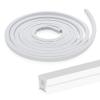 BIRRAY 16.4FT/5M Silicone LED Strip Channel, 16x16mm Flexible LED Diffuser Tube for LED Strips Up to 12mm Wide, IP67 Waterproof Channel Cover with Mounting Accessories for Indoor & Outdoor Lighting view 1