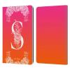 Head Case Designs Officially Licensed Nature Magick Letter S White Floral Monogram 2 Leather Wallet Case Compatible with Kindle Paperwhite 1/2 / 3 view 1