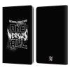 Head Case Designs Officially Licensed WWE One Versus All Roman Reigns Leather Wallet Case Compatible with Kindle Paperwhite 1/2 / 3 view 1