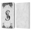 Head Case Designs Officially Licensed Nature Magick Letter S B&W Marble Monogram 2 Leather Wallet Case Compatible with Kindle Paperwhite 1/2 / 3 view 1
