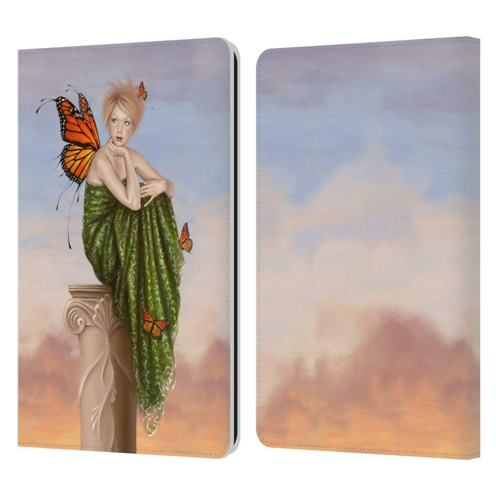 Head Case Designs Officially Licensed Rachel Anderson Sunrise Fairies Leather Wallet Case Compatible with Kindle Paperwhite 1/2 / 3