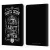 Head Case Designs Officially Licensed AMC The Walking Dead Motorcycle Black White Daryl Dixon Biker Art Leather Wallet Case Compatible with Kindle Paperwhite 1/2 / 3 view 1