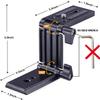 PURAMI Universal Flex Tilt Head Z Mount Bracket with Arca-Swiss and Tripod Quick Release Plate for Camera Slider Rail Cage Rig Gimbal Stabilizer Compatible with DSLR Canon Nikon Sony view 3